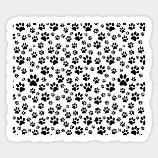 Paw Print Pattern Sticker